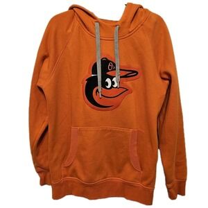 Baltimore Orioles Orange Hoodie (Lined) Medium Offically Licensed Pouch Pocket